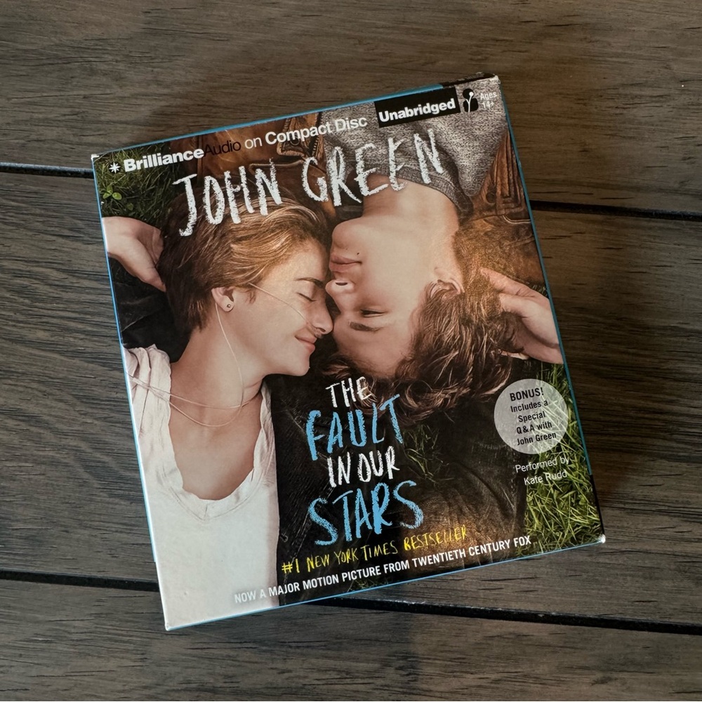 NIB The Fault in Our Stars CD Audiobook by John Green